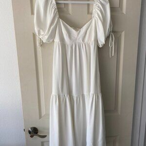 amanda uprichard white dress size small NWT